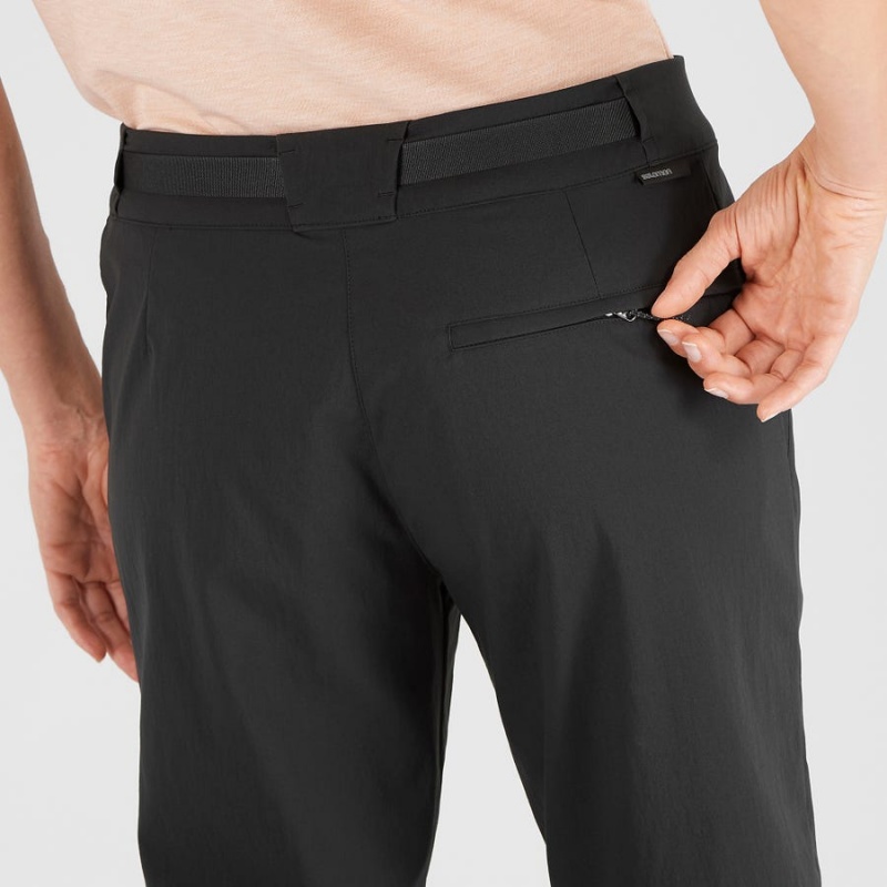 Women's Salomon OUTRACK Pants Black | IN3234OKI