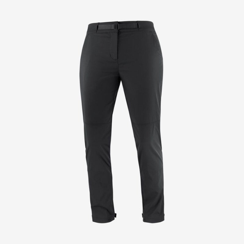 Women\'s Salomon OUTRACK Pants Black | IN3234OKI