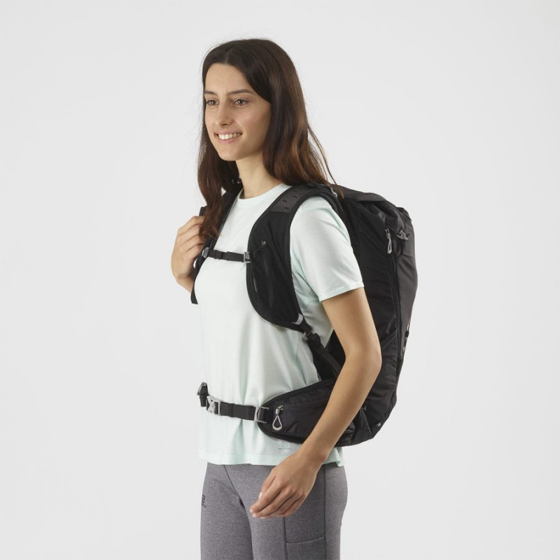 Women's Salomon OUT DAY 20+4 Backpacks Black | IN3374LIS