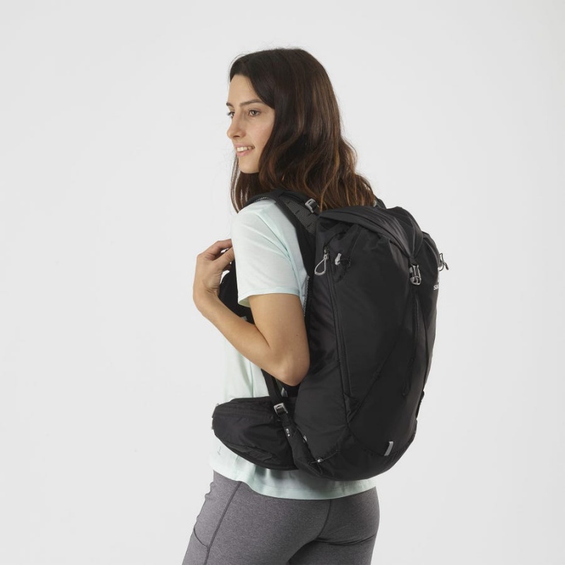 Women's Salomon OUT DAY 20+4 Backpacks Black | IN3374LIS