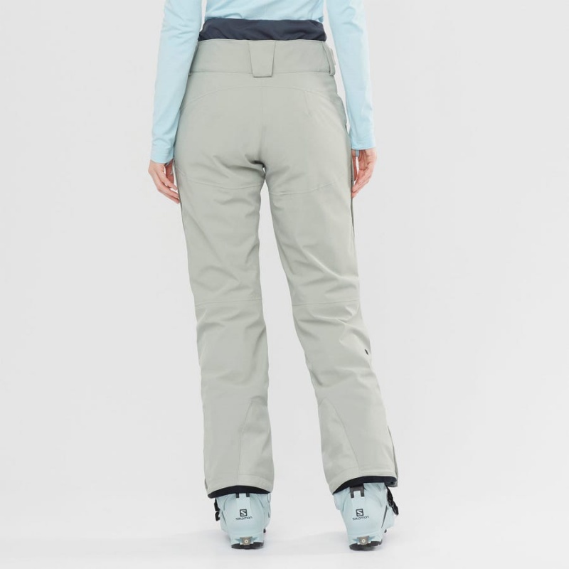 Women's Salomon PROOF LIGHT Ski Pants Beige | IN3289AHK