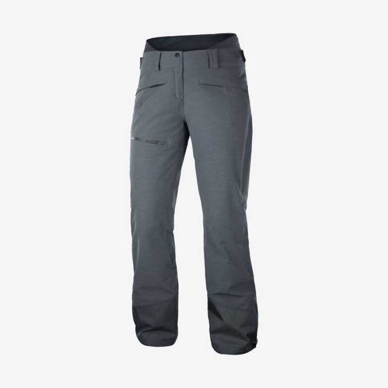 Women\'s Salomon PROOF LIGHT Ski Pants Grey | IN3290SGL