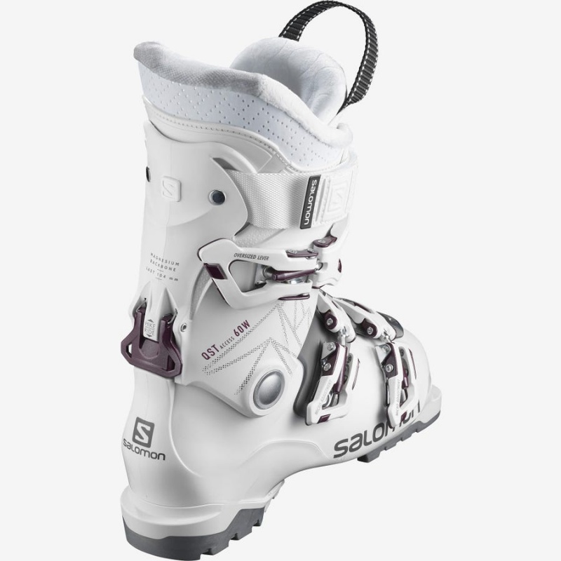 Women's Salomon QST ACCESS 60 Ski Boots White | IN3546OKI