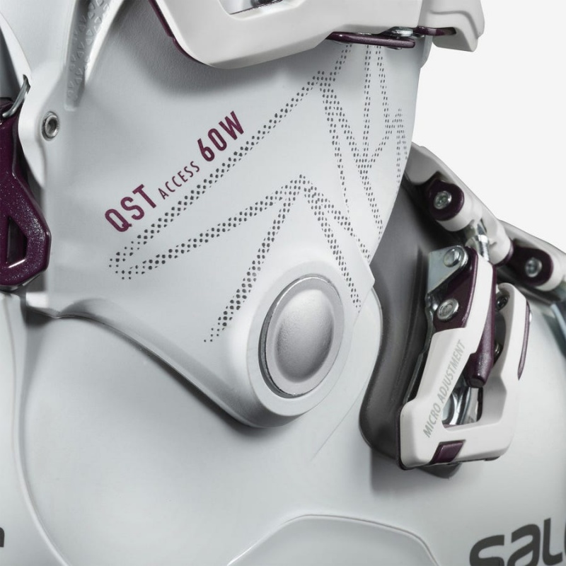 Women's Salomon QST ACCESS 60 Ski Boots White | IN3546OKI