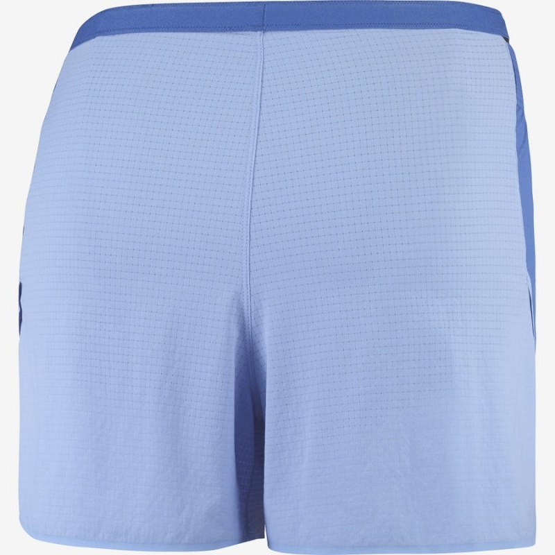 Women's Salomon SENSE AERO 3'' Shorts Blue | IN3286OKI