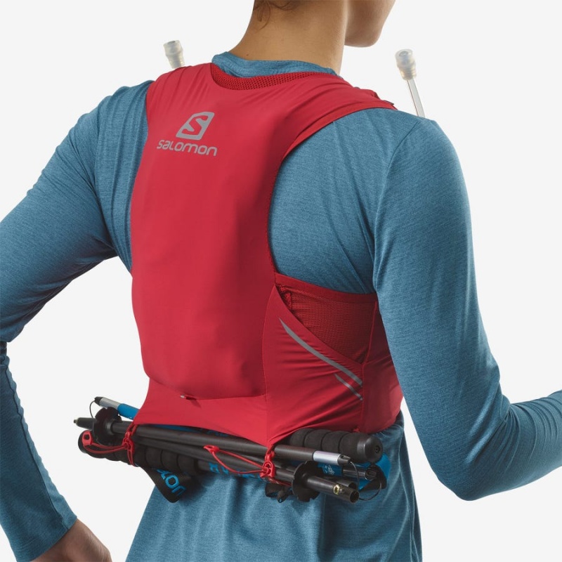 Women's Salomon SENSE PRO 5 Running Packs Red | IN3331WNB