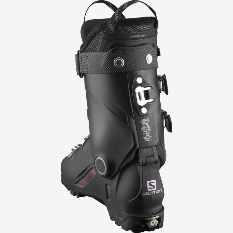 Women's Salomon SHIFT PRO 90 AT Ski Boots Black | IN3541RVD