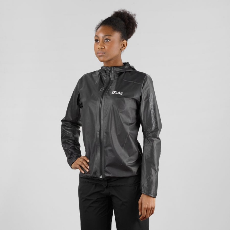 Women's Salomon S/LAB GORE-TEX SHAKEDRY™ WATERPROOF Jackets Black | IN3133AHK