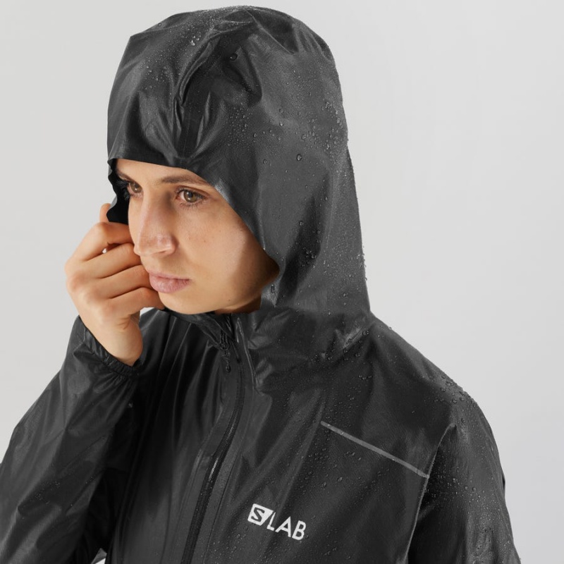 Women's Salomon S/LAB GORE-TEX SHAKEDRY™ WATERPROOF Jackets Black | IN3133AHK