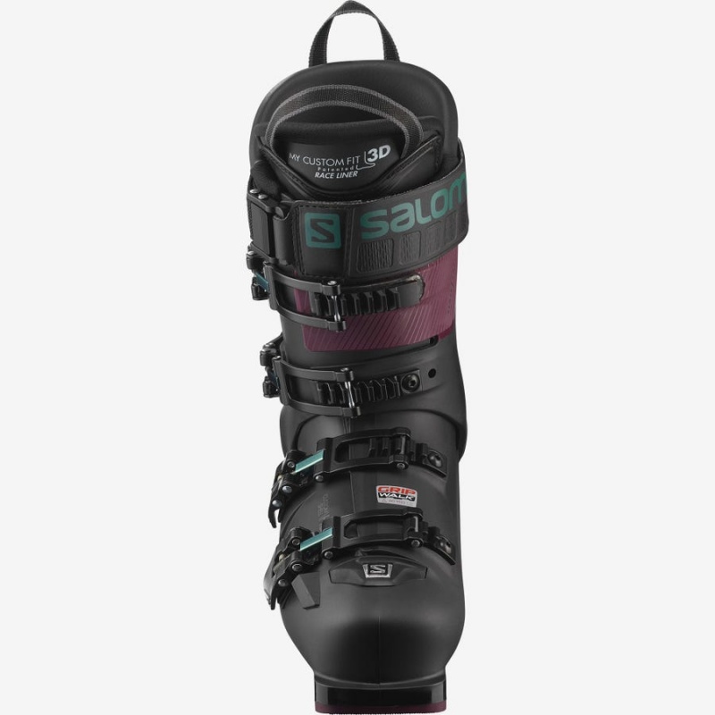 Women's Salomon S/MAX 120 Ski Boots Black | IN3560CTV