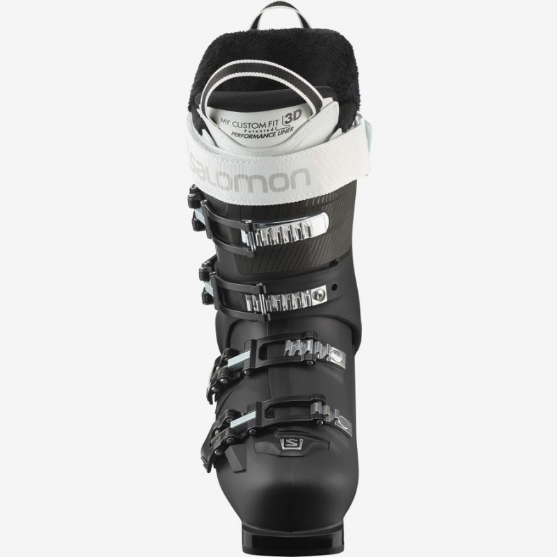 Women's Salomon S/MAX 80 Ski Boots Black / White | IN3547PJJ