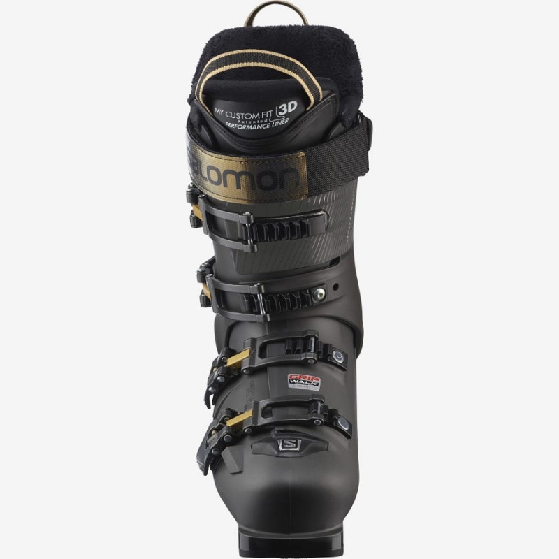 Women's Salomon S/MAX 90 Ski Boots Black | IN3548AHK