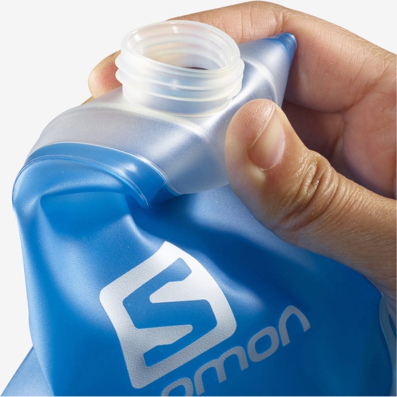 Women's Salomon SOFT FLASK 500ml/17oz STRAW 28 Bags Blue | IN3396FDN