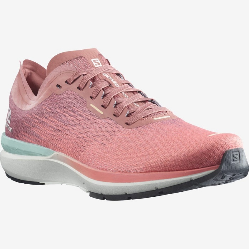 Women's Salomon SONIC 4 Accelerate Running Shoes Pink | IN2899SGL