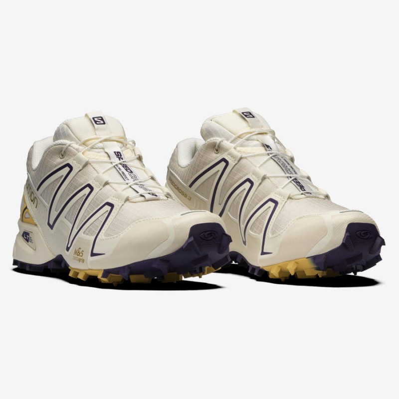 Women's Salomon SPEEDCROSS 3 Sneakers Beige | IN2966QMA