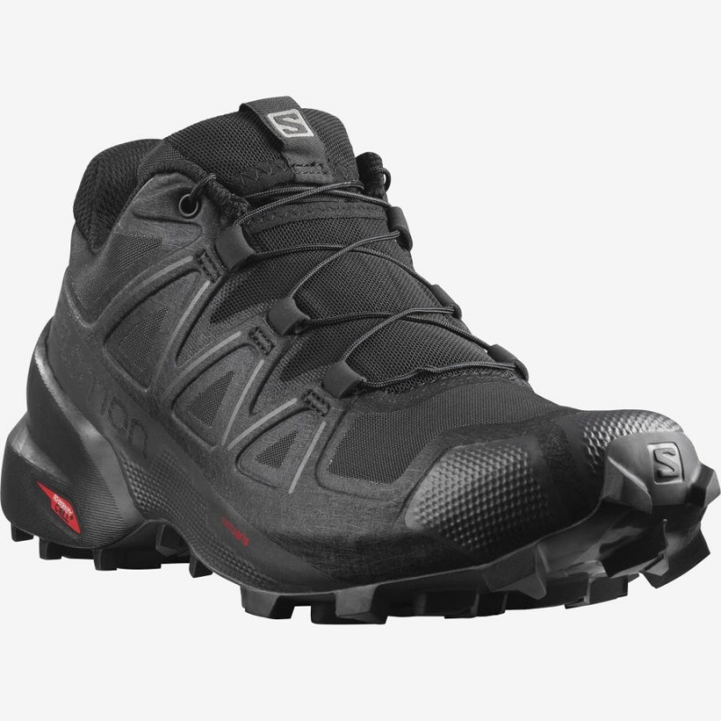 Women's Salomon SPEEDCROSS 5 Trail Running Shoes Black | IN2880KOR