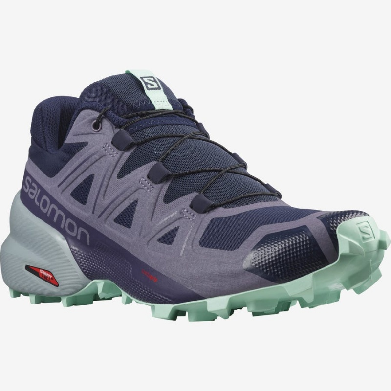 Women's Salomon SPEEDCROSS 5 Trail Running Shoes Purple | IN2884CTV