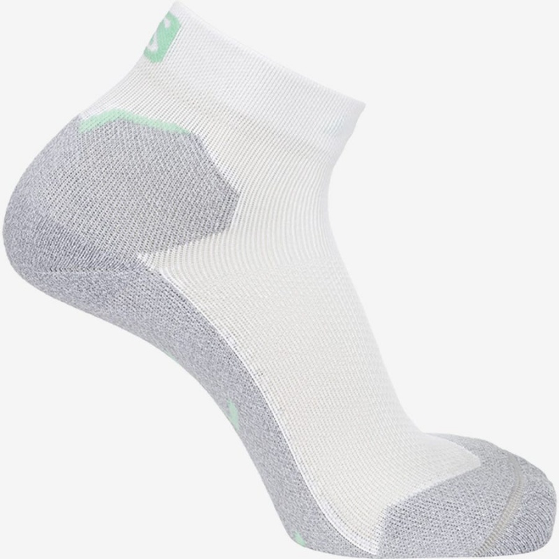 Women\'s Salomon SPEEDCROSS ANKLE 2-PACK Socks White | IN3488EBC