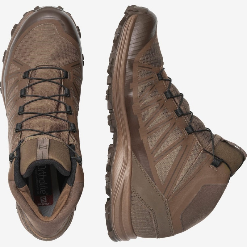 Women's Salomon SPEED ASSAULT FORCES Boots Brown | IN3021RVD