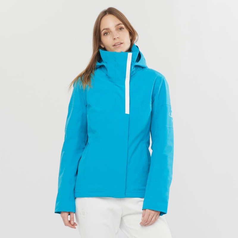 Women's Salomon SPEED INSULATED Jackets Blue | IN3184AHK