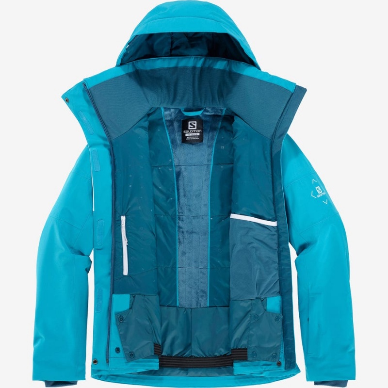 Women's Salomon SPEED INSULATED Jackets Blue | IN3184AHK