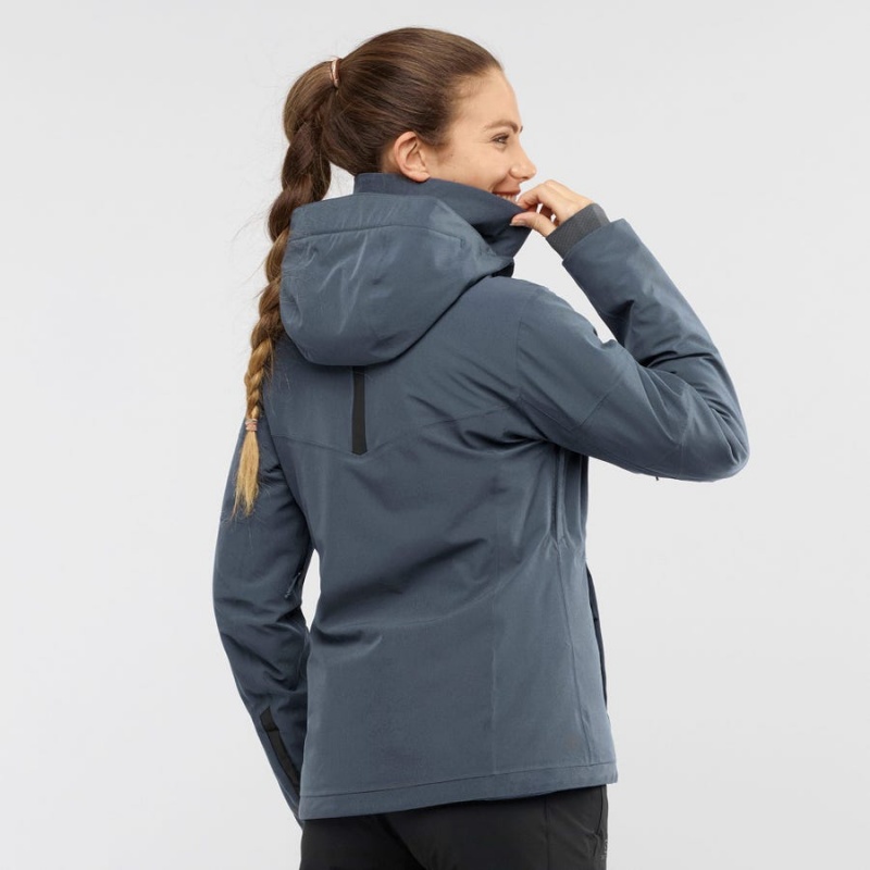 Women's Salomon SPEED INSULATED Jackets Silver | IN3183PJJ