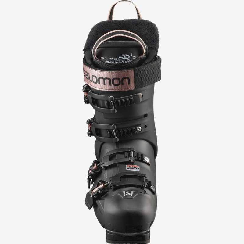 Women's Salomon S/PRO 90 Ski Boots Black / Gold | IN3555JPQ