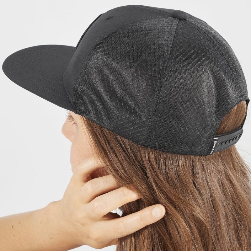 Women's Salomon TRUCKER Hats Black | IN3478LIS