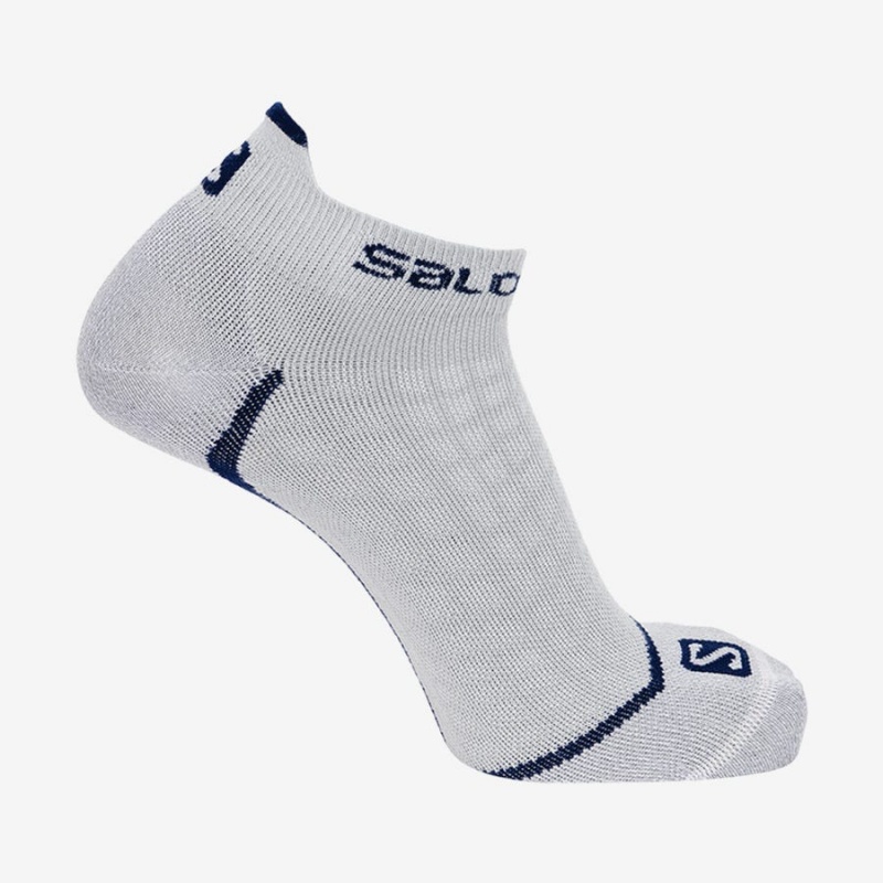 Women\'s Salomon ULTRA LOW Socks White | IN3513QMA