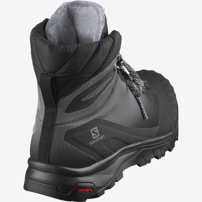 Women's Salomon VAYA BLAZE THINSULATE™ CLIMASALOMON™ WATERPROOF Winter Boots Black | IN3017MQZ