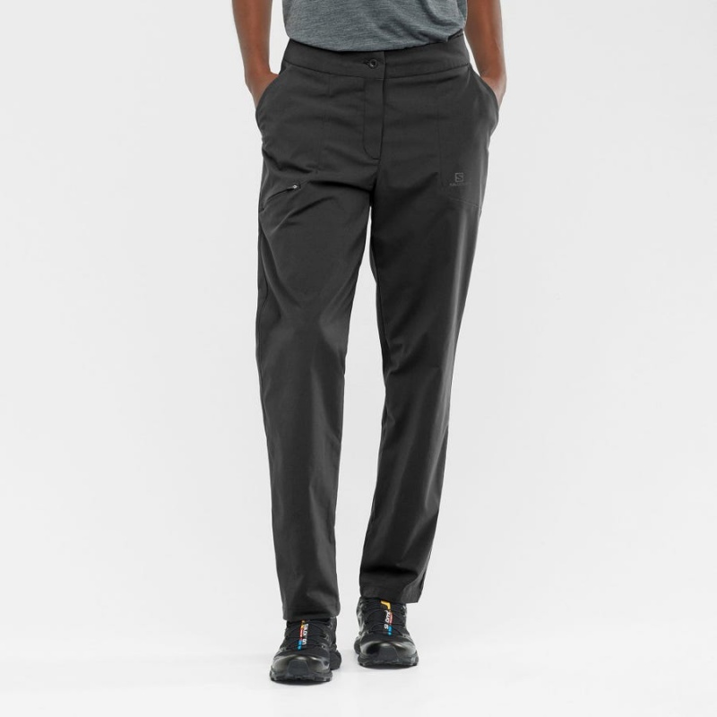 Women's Salomon WAYFARER CITY Pants Black | IN3244KOR