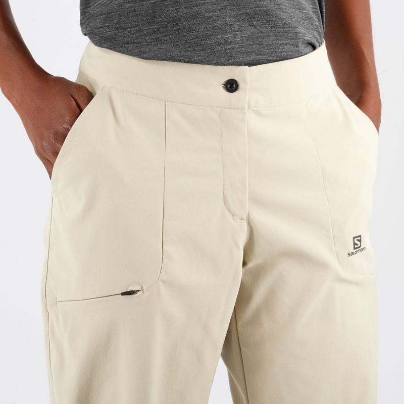 Women's Salomon WAYFARER CITY Pants White | IN3243JPQ