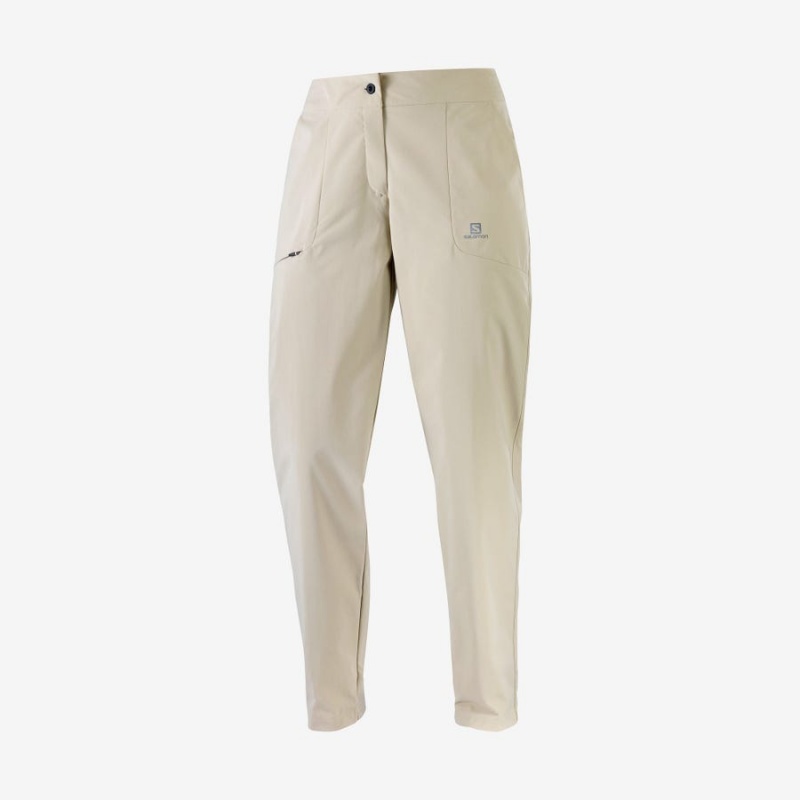 Women\'s Salomon WAYFARER CITY Pants White | IN3243JPQ