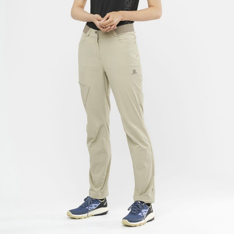 Women's Salomon WAYFARER Pants Beige | IN3237AHK