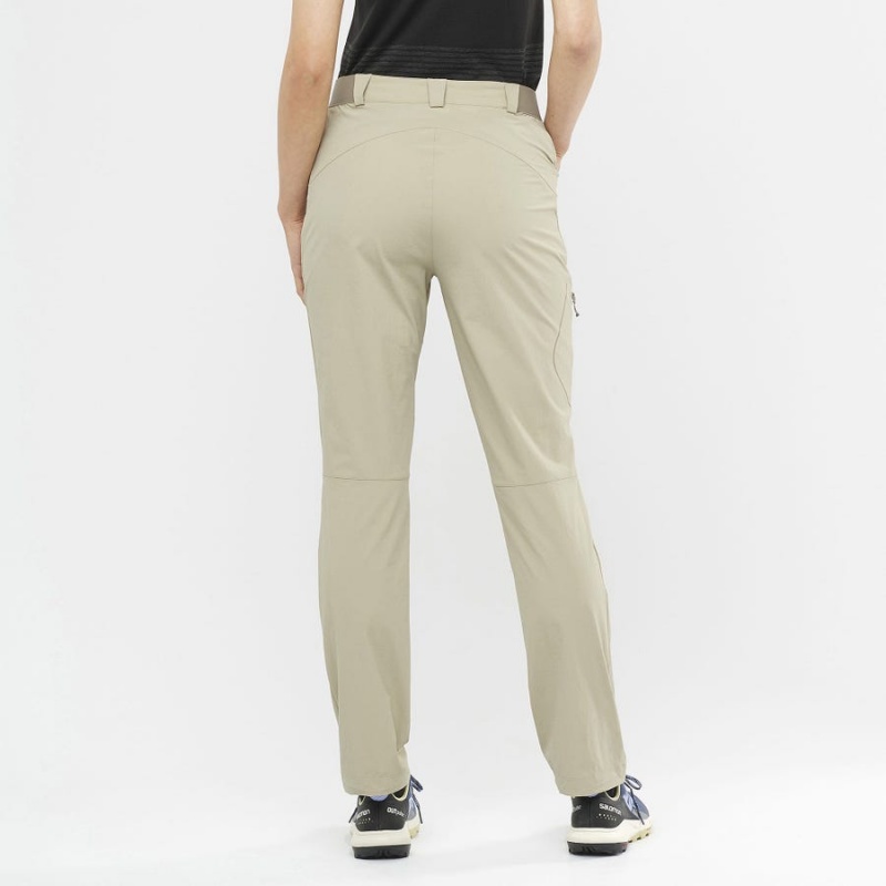 Women's Salomon WAYFARER Pants Beige | IN3237AHK