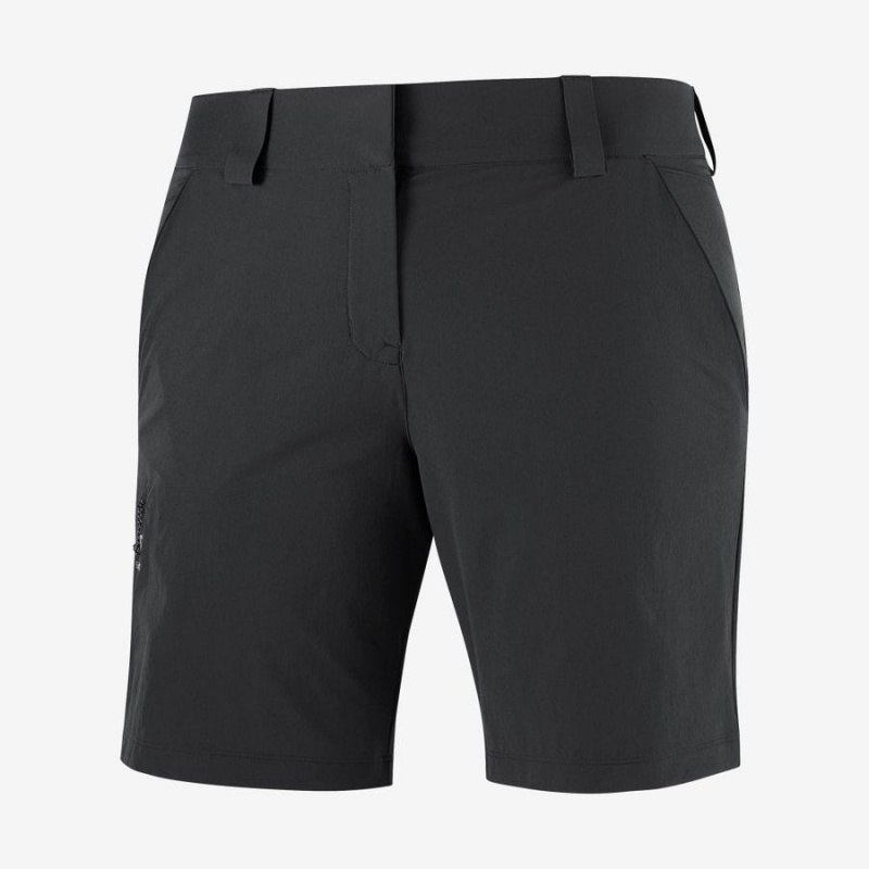 Women\'s Salomon WAYFARER Shorts Black | IN3264DFM