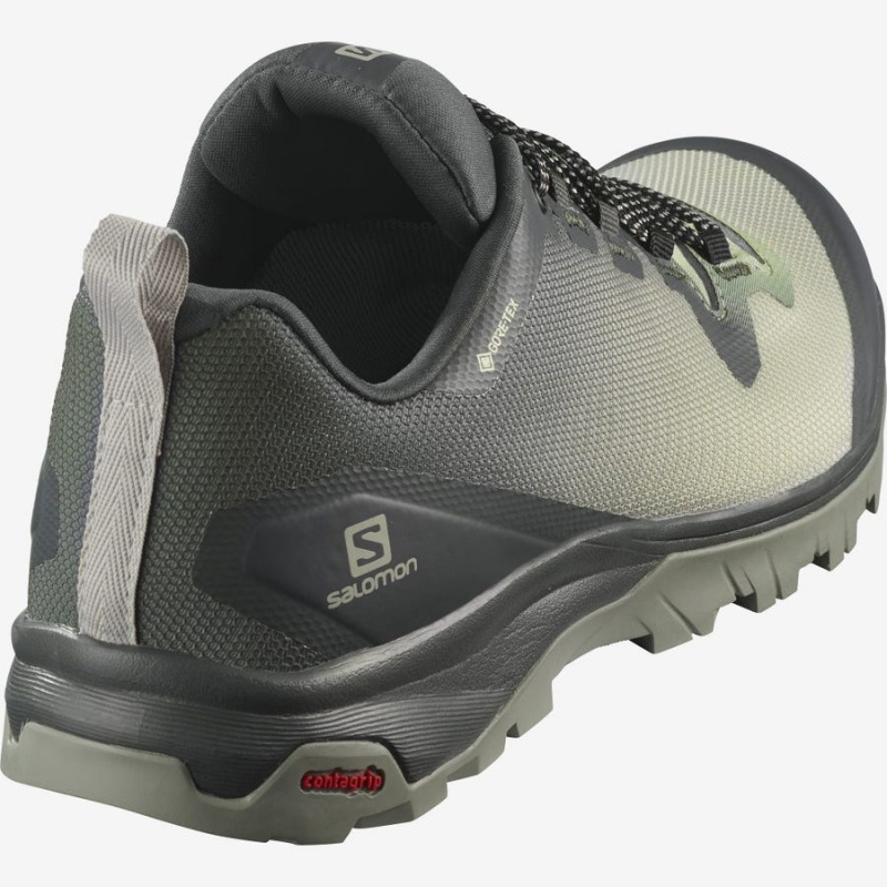 Women's Salomon WoVAYA GORE-TEX Hiking Shoes Olive | IN2782BEX