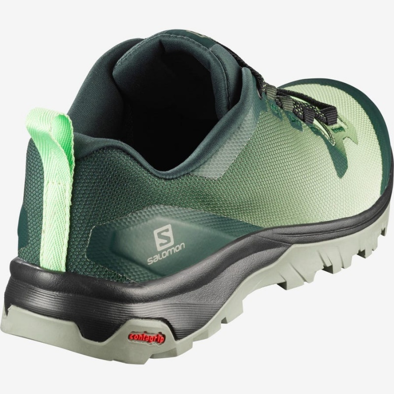 Women's Salomon WoVAYA Hiking Shoes Green | IN2813RVD