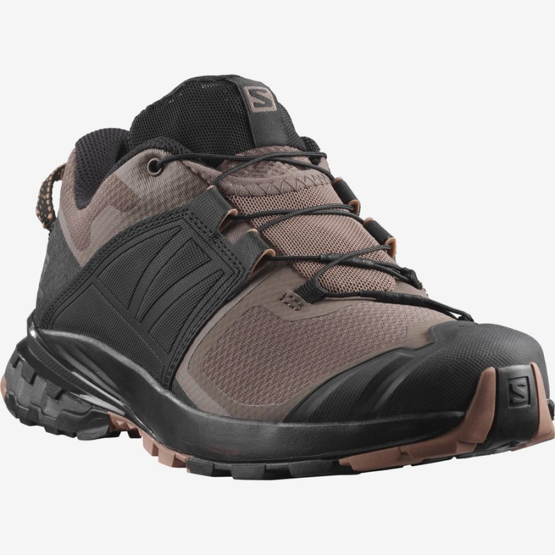 Women's Salomon WoXA WILD Hiking Shoes Black | IN2816UZG