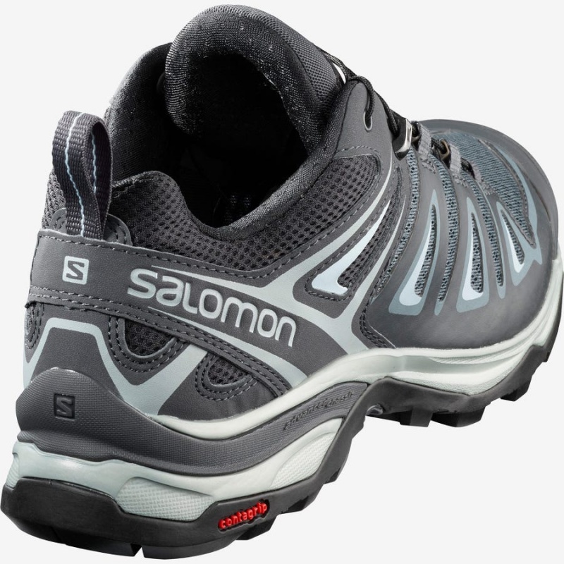 Women's Salomon WoX ULTRA 3 Hiking Shoes Black / Olive | IN2790FDN