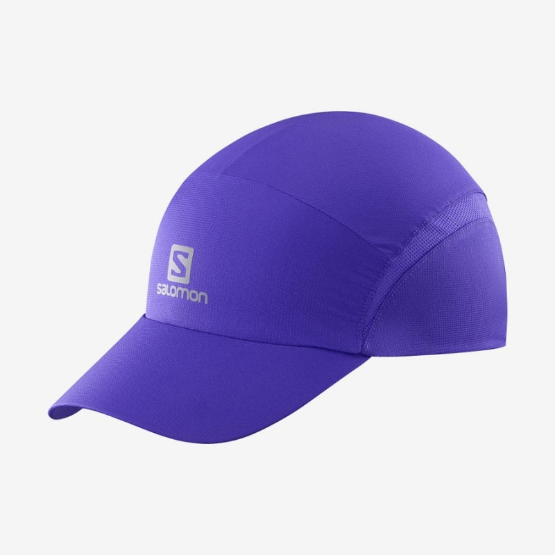 Women\'s Salomon XA Hats Purple / Blue | IN3463AHK