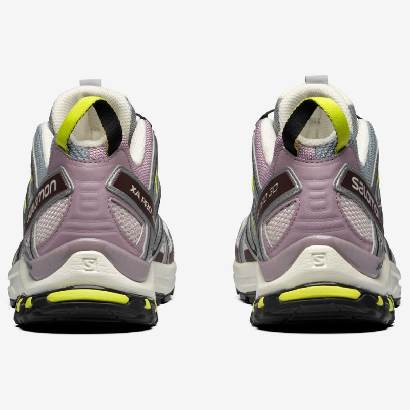 Women's Salomon XA PRO 3D Sneakers Grey / Purple | IN2946FDN