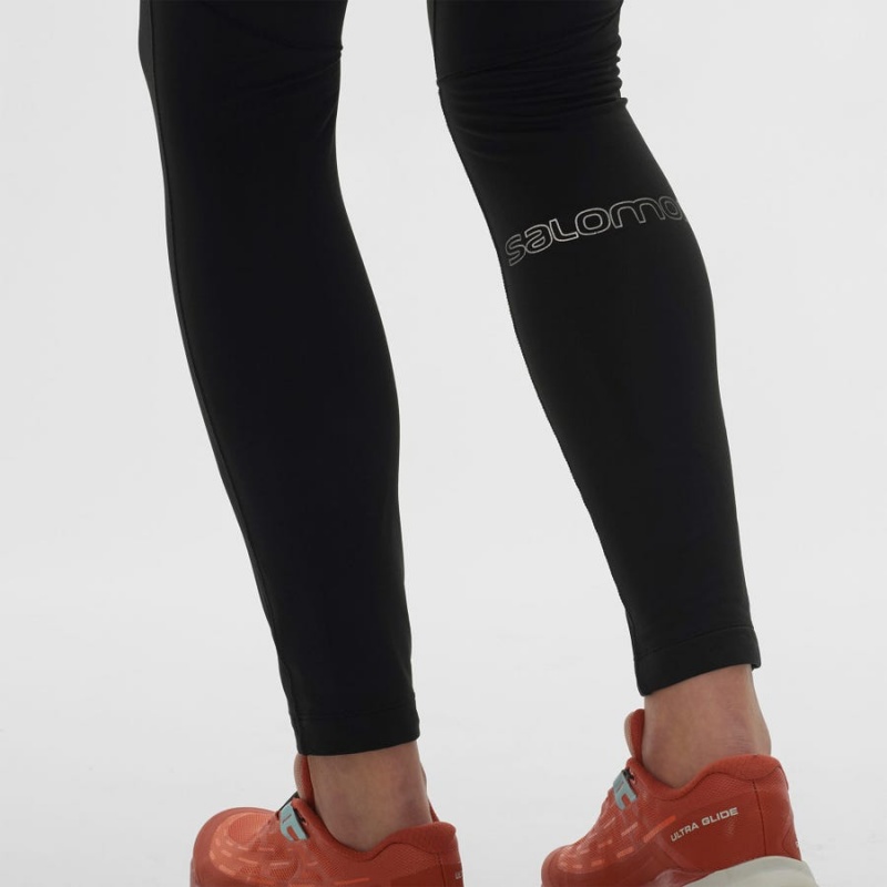 Women's Salomon XA WARM Pants Black / Black | IN3254WNB