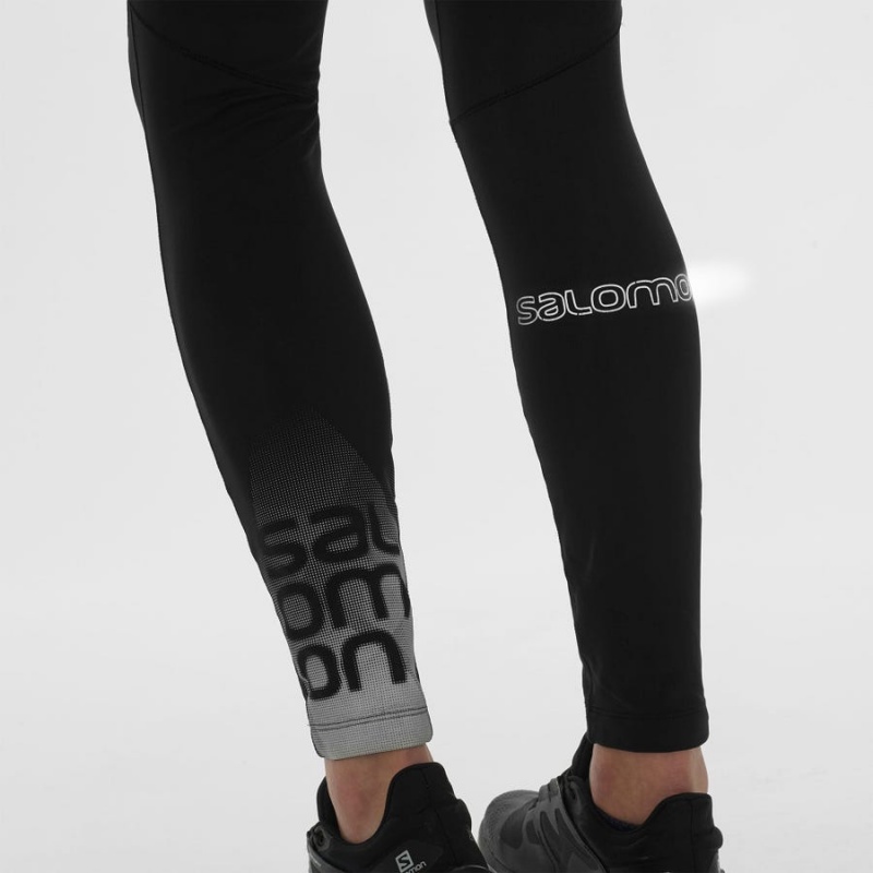 Women's Salomon XA WARM Pants Black | IN3253QMA