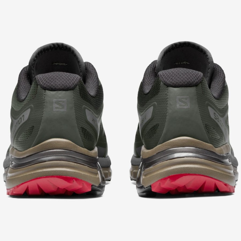 Women's Salomon XT-WINGS 2 ADVANCED Sneakers Olive | IN2928FDN