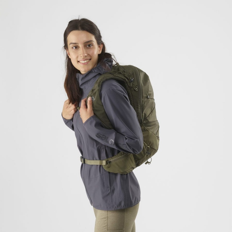 Women's Salomon XT 15 Backpacks Olive | IN3387YXF