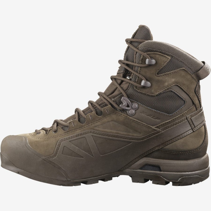 Women's Salomon X ALP GORE-TEX FORCES Boots Brown | IN3029AHK