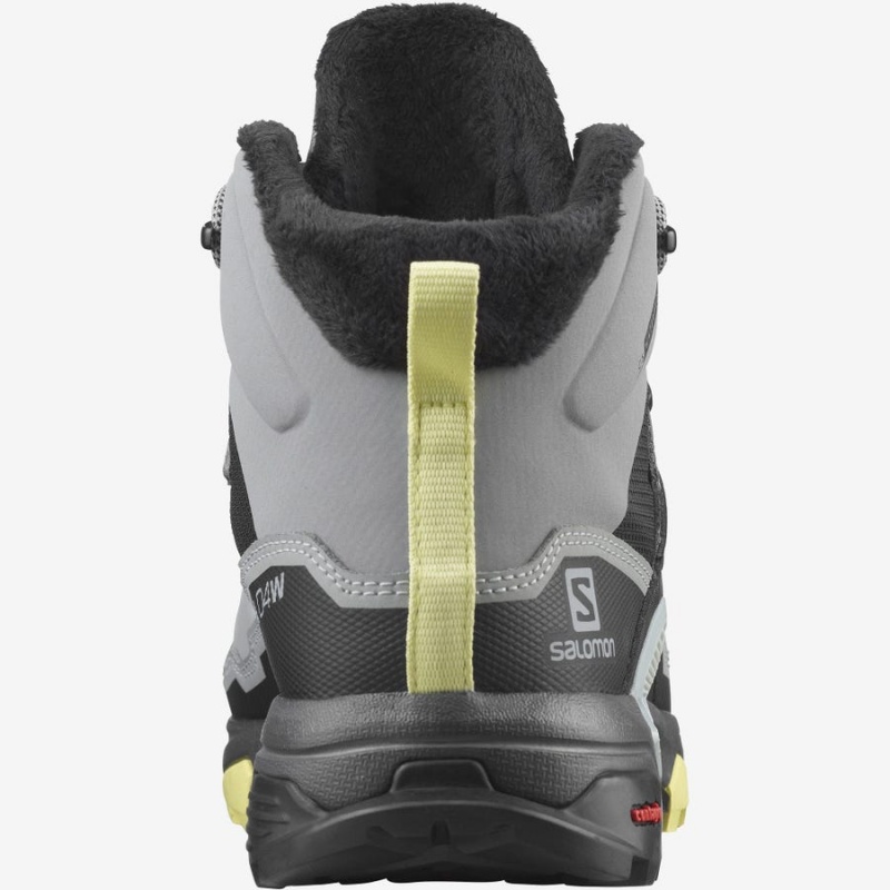 Women's Salomon X ULTRA 4 MID WINTER THINSULATE™ CLIMASALOMON™ WATERPROOF Winter Boots Grey | IN3015BEX